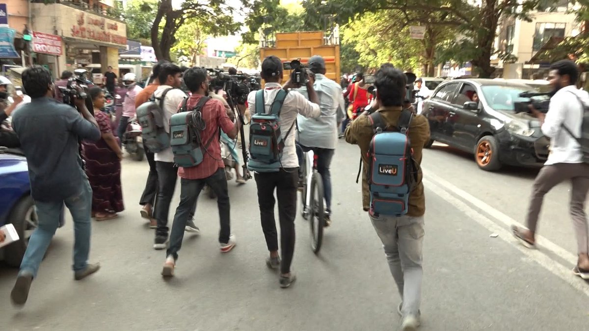 pearsonlenekar's tweet photo. Without them, there is no story. They are not just behind the camera they are the backbone of a news. 
In elections, in rain, in crowded and tense situations, they literally run forward with their heavy equipments camera, live bag and Tripod throughout the day. Through their lens, we see reality. The field today is highly competitive.. thrusting  into crowds, chaos. One moment they're fighting for a shot, the next they're back to being friendly. It’s tough, and often risky.

All they ask for is simple a little appreciation, and the recognition they truly deserve.

Photo credits: https://t.co/PNtKQOK4Zw