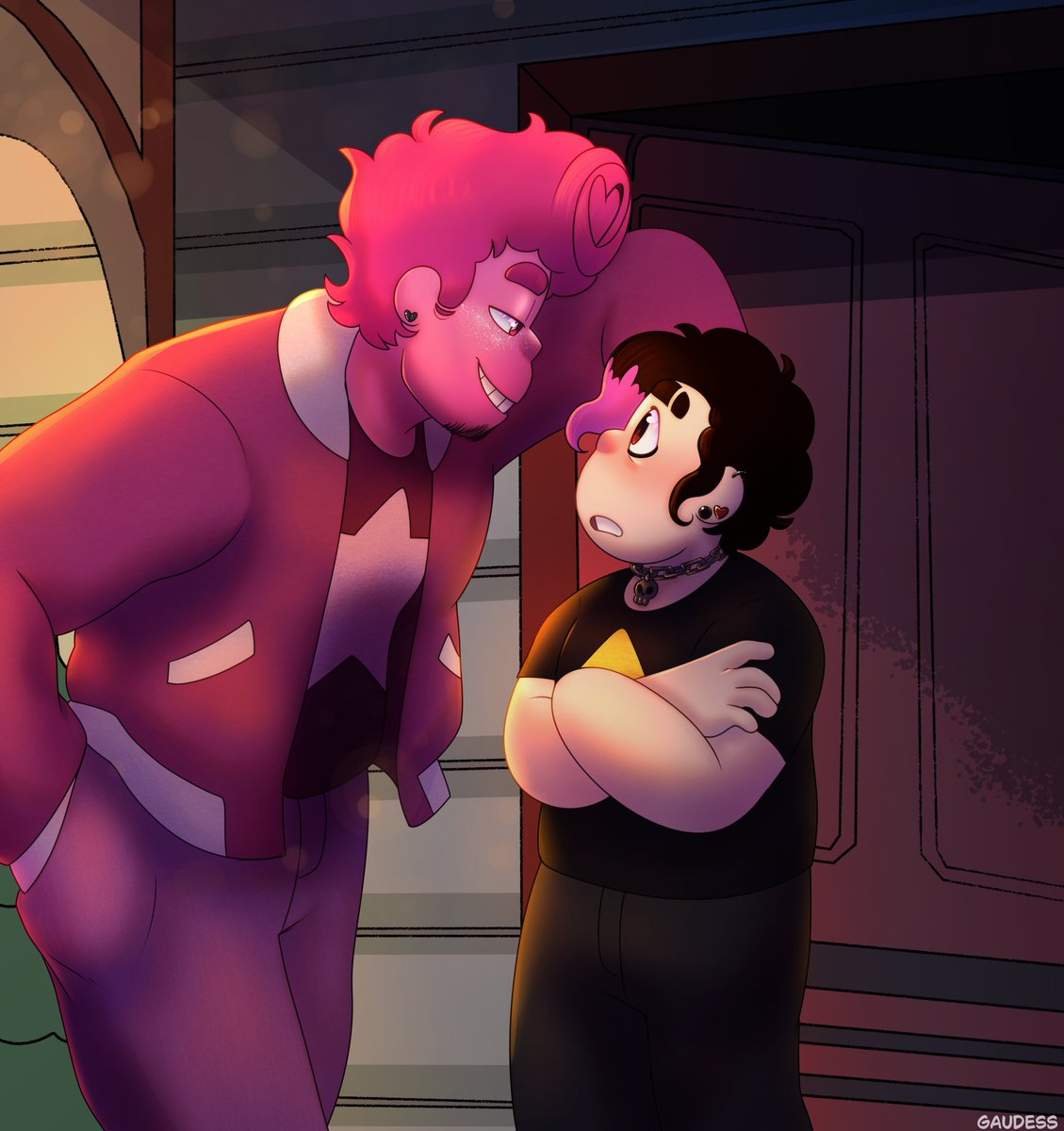 Lewd Gaudess 🔞 Steven AU Hell tweet media