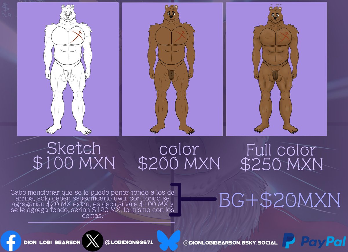 comisiones de dibujo aun abiertas,ahora si cuento con paypal,asi que ya puedo tener pagos internacionales,les doy un abrazo si me compran // Drawing commissions are still open! I now have PayPal, so I can accept international payments. Hugs to all who buy from me!