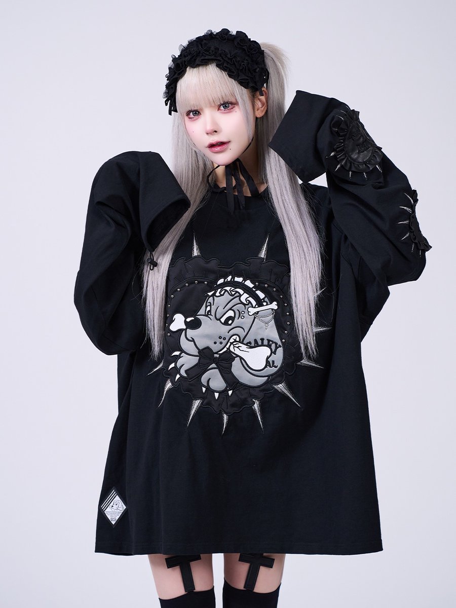 🖤IMVAL×GALFY🖤 Doll Dog 大萌袖 L/S TEE