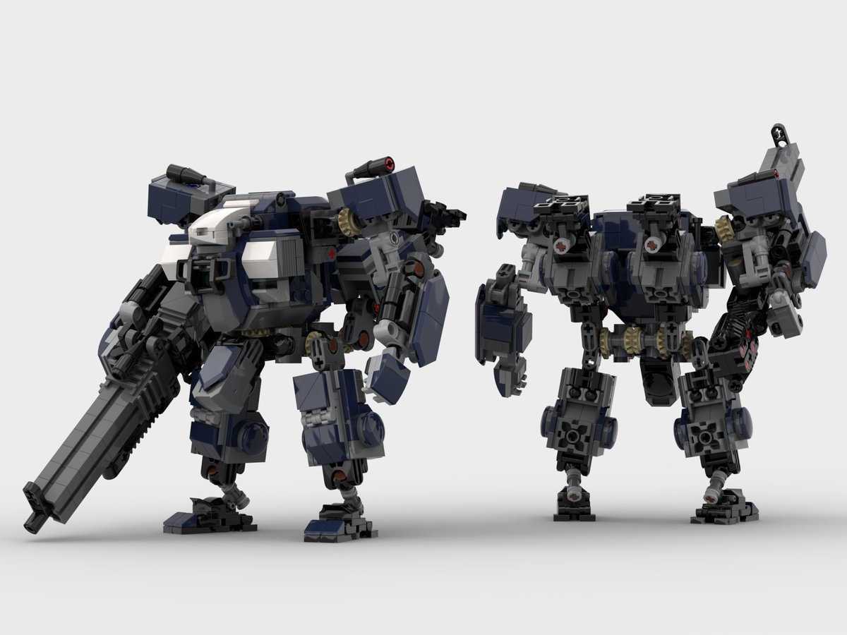 EP0op8xSYSYWYhr's tweet image. 4脚戦闘用ロボの本体と武装をブラッシュアップ。
四つ脚の射手なので名前は「サジタリウス」
といいつつ後部脚を背中に配置してバックパックのようにする2脚形態もある。

#LEGO #MOC #レゴロボ