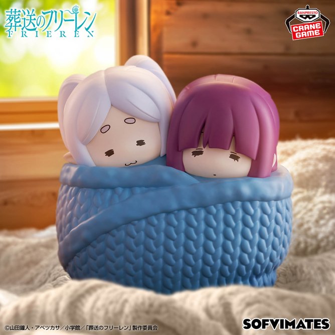 FRIEREN_INFO's tweet image. 2026年5月21日（木）より順次登場予定

葬送のフリーレン おおきなSOFVIMATES～ぬくぬく～

#フリーレン #frieren