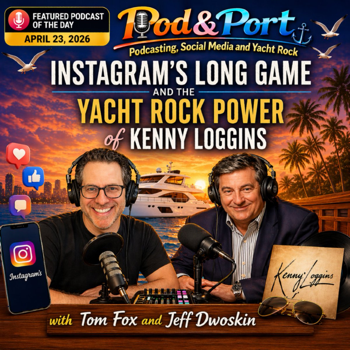 tfoxlaw's tweet image. What do Instagram strategy and Kenny Loggins have in common? Reinvention that lasts. Pod &amp;amp; Port Episode 2 dives into SEO, visibility, and staying relevant in a changing market.
 
Listen now: bit.ly/4cz1pI0 #InstagramMarketing #Podcasting #KennyLoggins