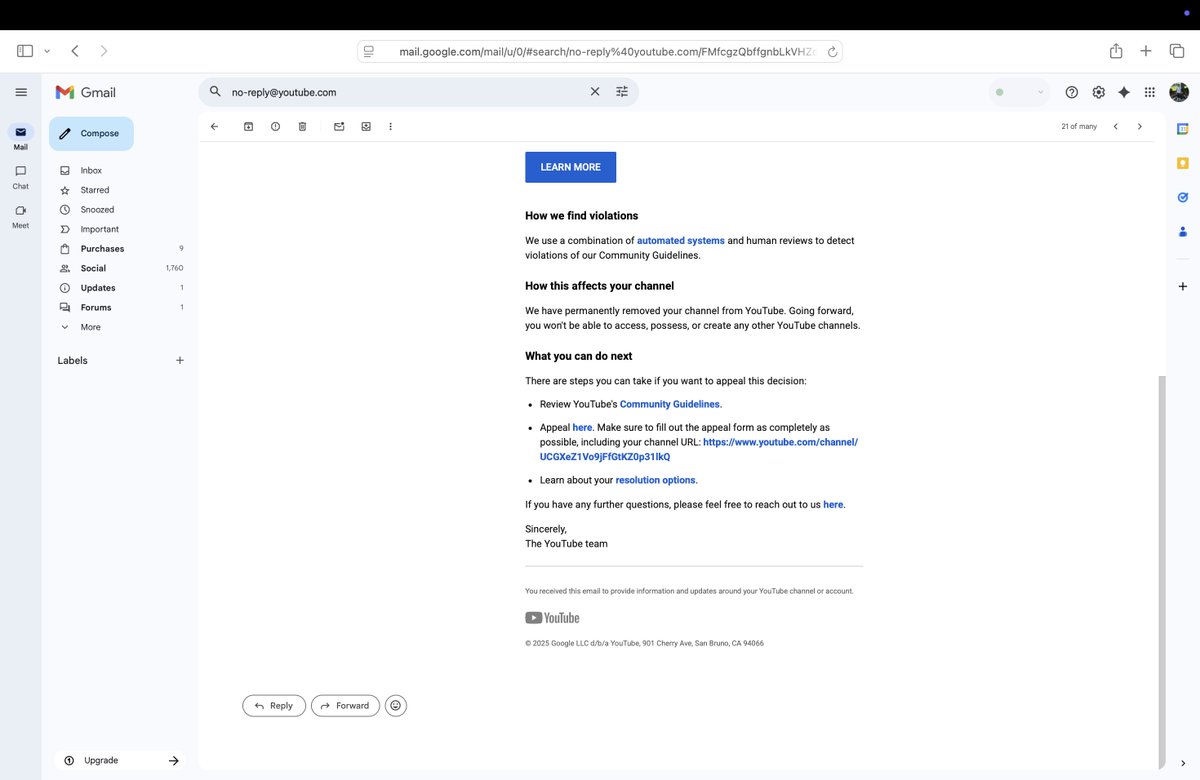 tyjule2's tweet photo. @TeamYouTube My channel, Tyjule, got removed for sex and nudity, but I know that I didn't violate any policies. I made height videos, blogs, and songs. I'm requesting for YouTube to review my channel and reinstate it.

Channel URL: https://t.co/SOiGuZ4D84 https://t.co/LI2rX25Pvj