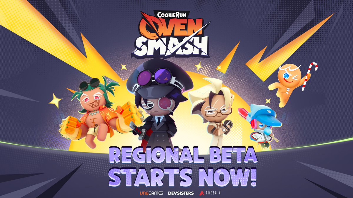 appsgadget's tweet image. CookieRun: OvenSmash SEA beta drops April 23 🍪🔥

✔️ 3v3 real-time PvP
✔️ Localized skins &amp;amp; languages
✔️ NO progress reset
Over 1M pre-registrations already 👀
Jump in early &amp;amp; start smashing!
#CookieRun #OvenSmash #MobileGaming

appsgadget.com/2026/04/cookie…