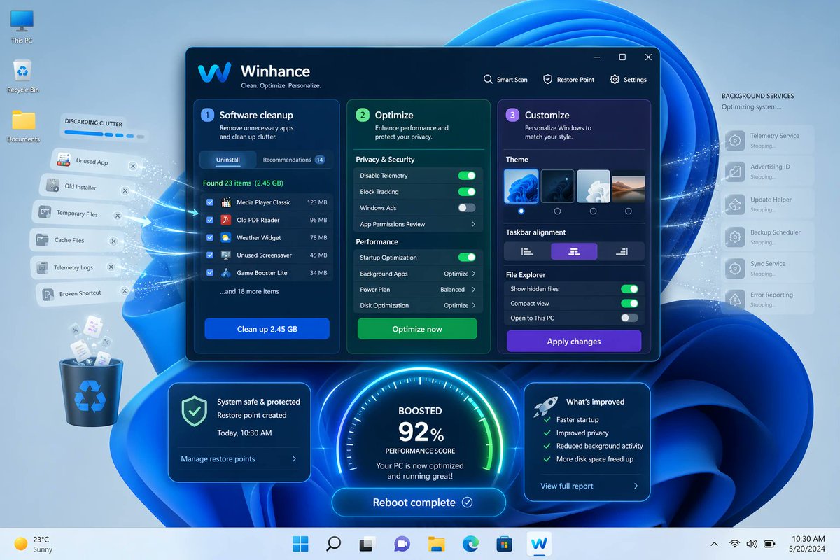 windowsforum's tweet photo. ๐ช Winhance proves Windows can be โfastโ againโฆ if you manually rip out the clutter Microsoft conveniently hides. Love the cleanup, hate that we need tools for basic sanity.
https://t.co/9T999J4Xdm
#PrivacySettings #SystemOptimization #Windows11Cleanup #DebloatTool https://t.co/cb76YPkwkC