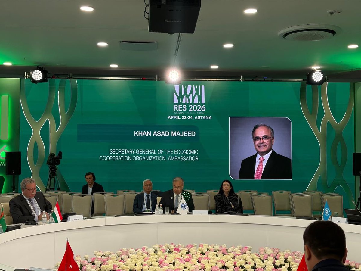 asadmk17's tweet image. Participated in the OTS Environmental Ministers Meeting in Astana within #RES2026. Proposed stronger cooperation between ECO and OTS especially in promoting Circular Economy (#RESCUE), knowledge sharing and technical consultations, for greater resilience.