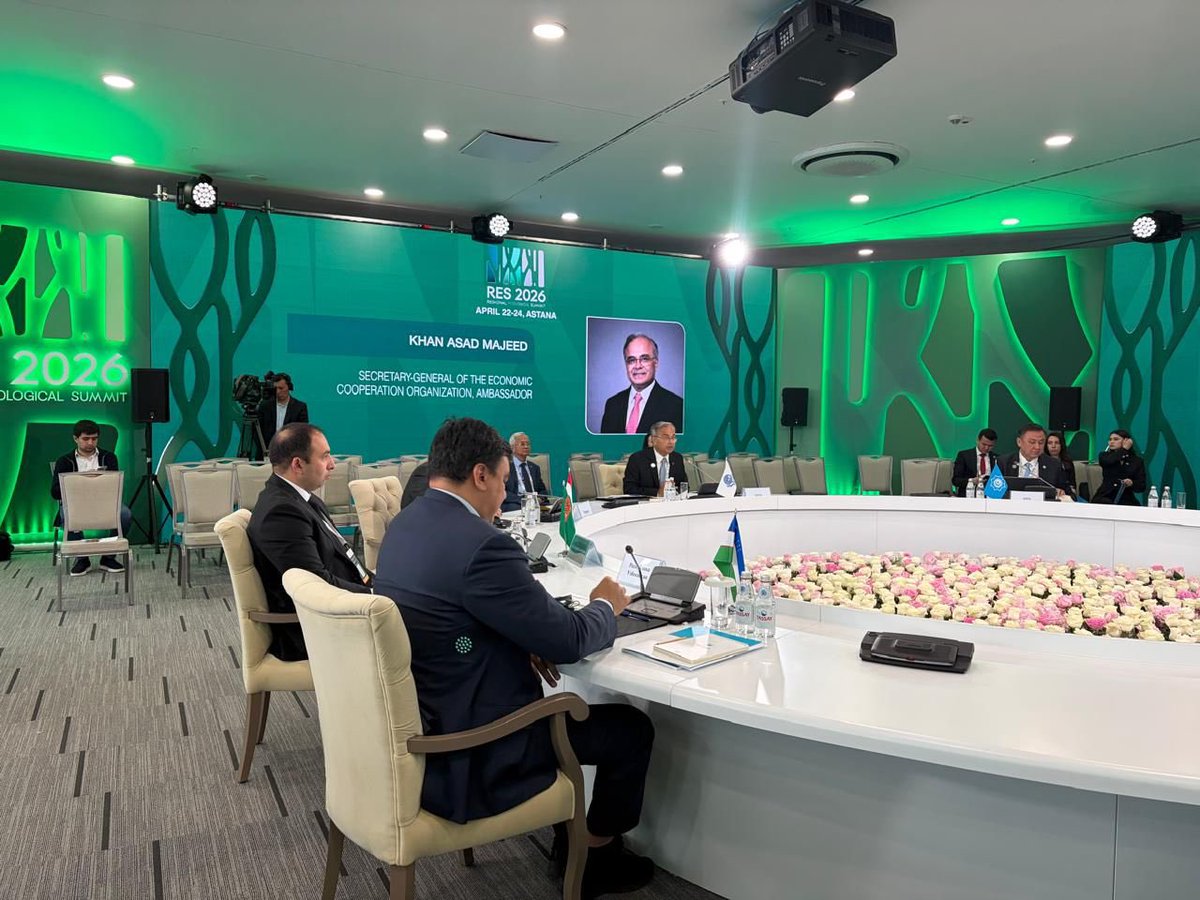asadmk17's tweet image. Participated in the OTS Environmental Ministers Meeting in Astana within #RES2026. Proposed stronger cooperation between ECO and OTS especially in promoting Circular Economy (#RESCUE), knowledge sharing and technical consultations, for greater resilience.