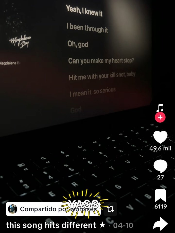 🌐 - @/magbaydata's ex-situationship who ghosted her in April 2025 just shared ‘Killshot’ to his TikTok reposts.

— Could this mean something?