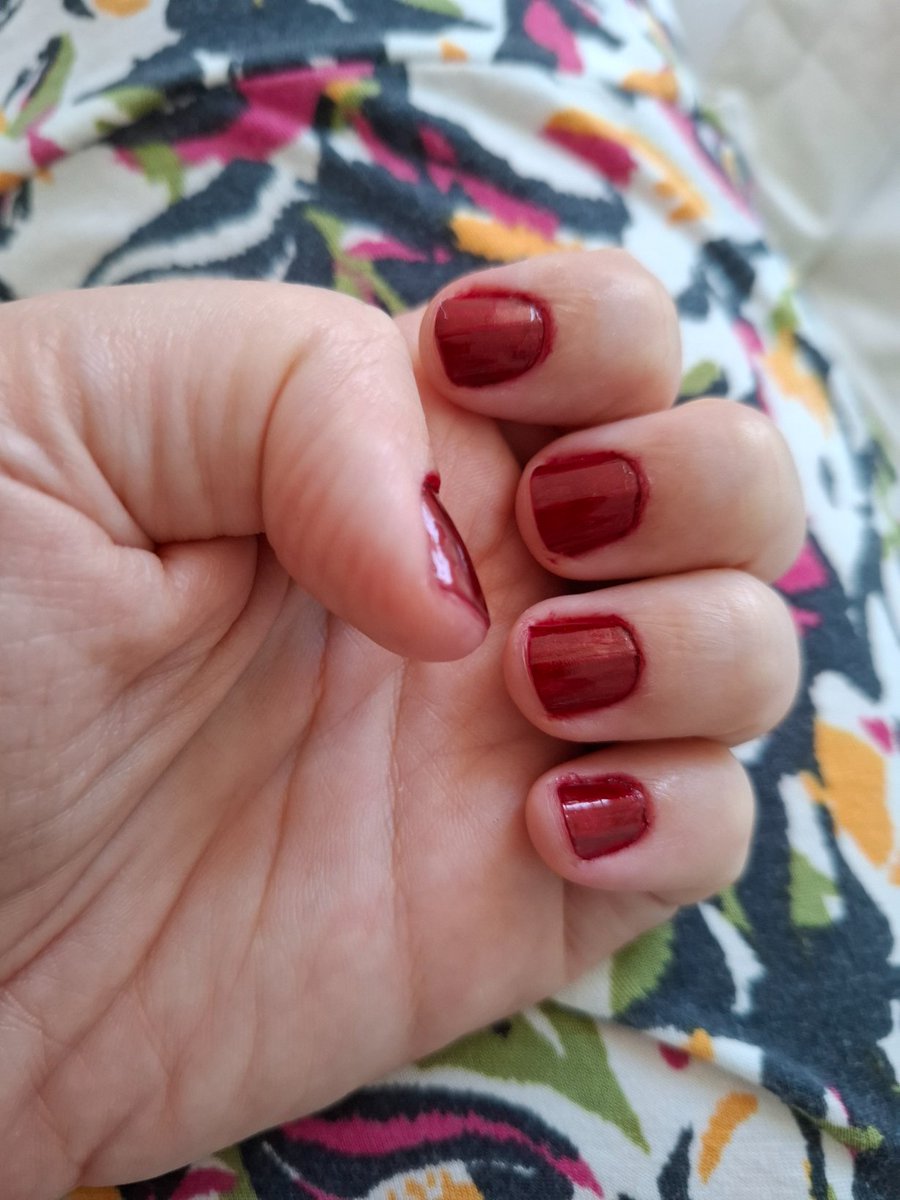 Unhas pintadas, ontem!! Adoro esse esmalte
