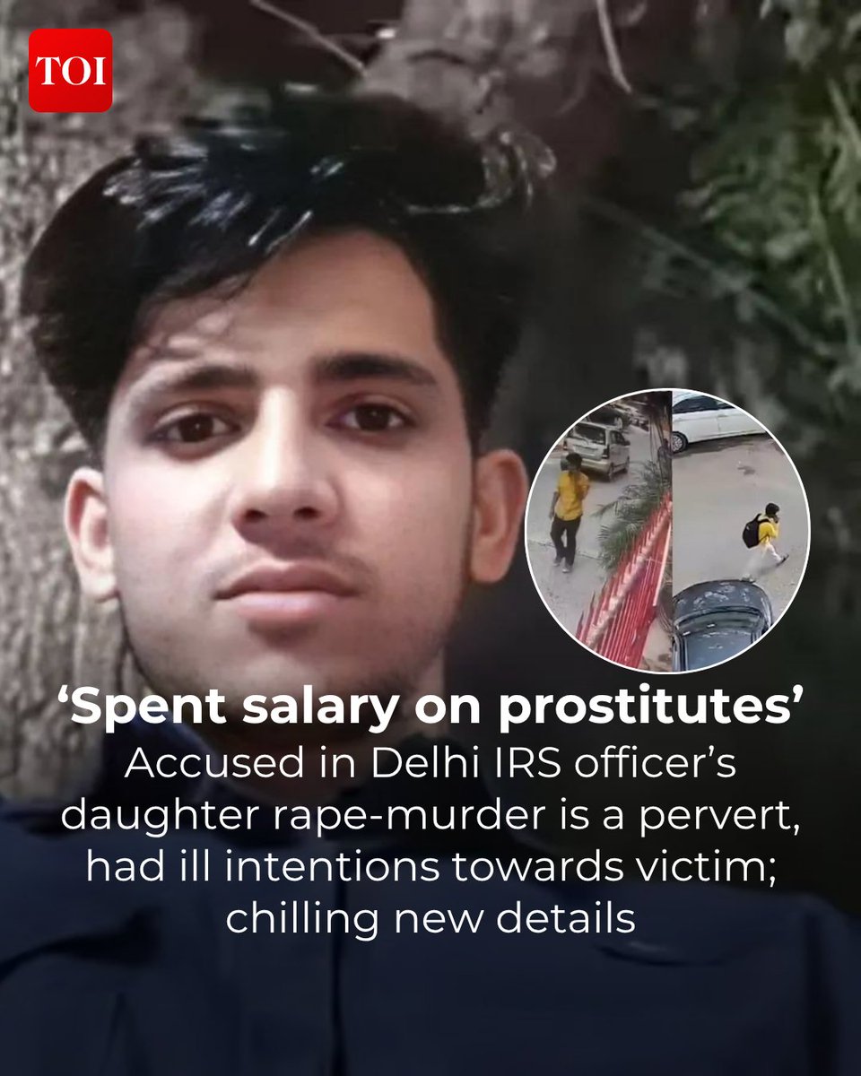 A 23-year-old man accused of raping and murdering the daughter of an Indian Revenue Service (IRS) officer in #southDelhi had allegedly carried out another sexual assault just hours earlier in #Rajasthan’s #Alwar, police have said. 

Read here 🔗toi.in/uWiexb