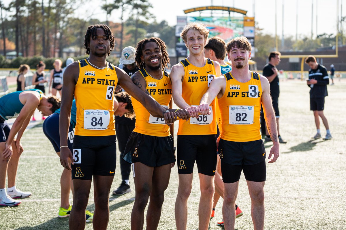 appstatesports's tweet image. #AppNation, your @AppTF_XC men’s and women’s teams are at home this weekend! 

The field events are slated to start TODAY at 10 a.m. Admission is FREE for both days! 

MEET INFO: goapp.st/4mKvtFg

#GoApp