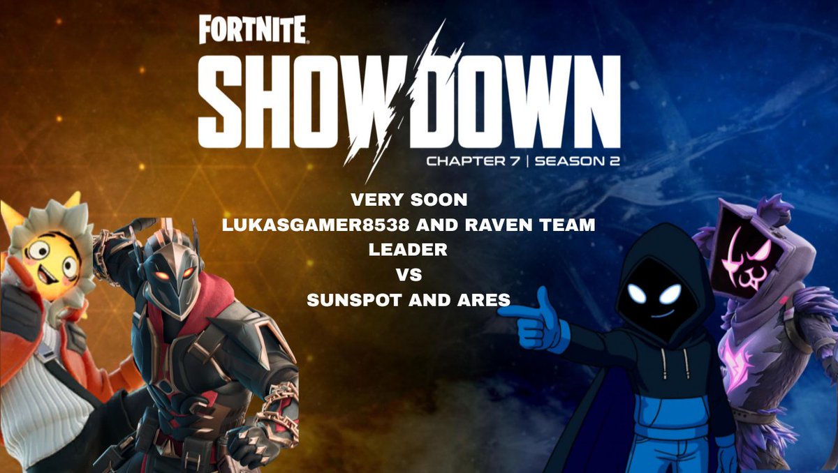 Lukasgamer8538's tweet image. Ya hice mi tearse oficial:
la batalla entre lukasgamer8538 y sus novia raven team leader. sunspot sera aliado con ares para enfrentar el rivalidad. asi que preparate para iniciar la batalla y que quieres unirse el equipo
#raventeamleader #sunspot #ares #lukasgamer8538 #fortnite