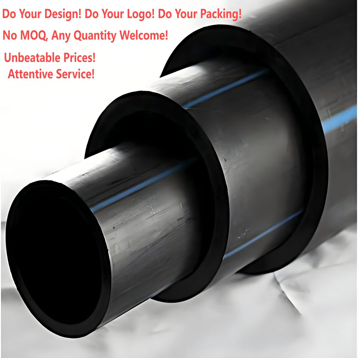 zhengjupipe's tweet image. HDPE UV Resistant Irrigation Pipe withstands strong sunlight for long-term exposed outdoor applications. Enhanced with professional UV stabilizers, it resists aging, fading and cracking under prolonged sun exposure. 
#HDPE #PE #Irrigation #Agriculture #sprinkler #Factory #Price