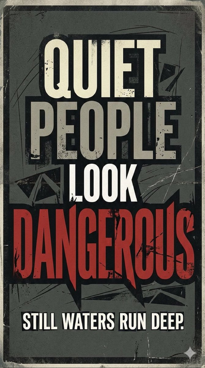 UrbanMind78's tweet image. Silence is not emptiness.
It’s strategy.
Watch the quiet ones. 🎯
#Strategy #Silence #Mindset #Focus