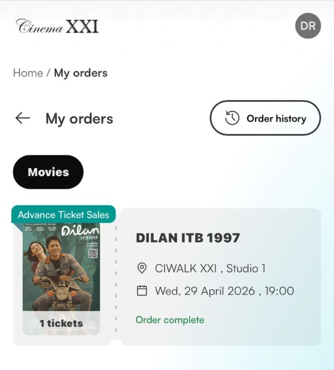 jamalsmine's tweet photo. WTS TIKET BIOSKOP CINEMA XXI
DILAN ITB 1997
 
READY 1 TIKET
29 APRIL, 19.00 https://t.co/s3eQY5kpso