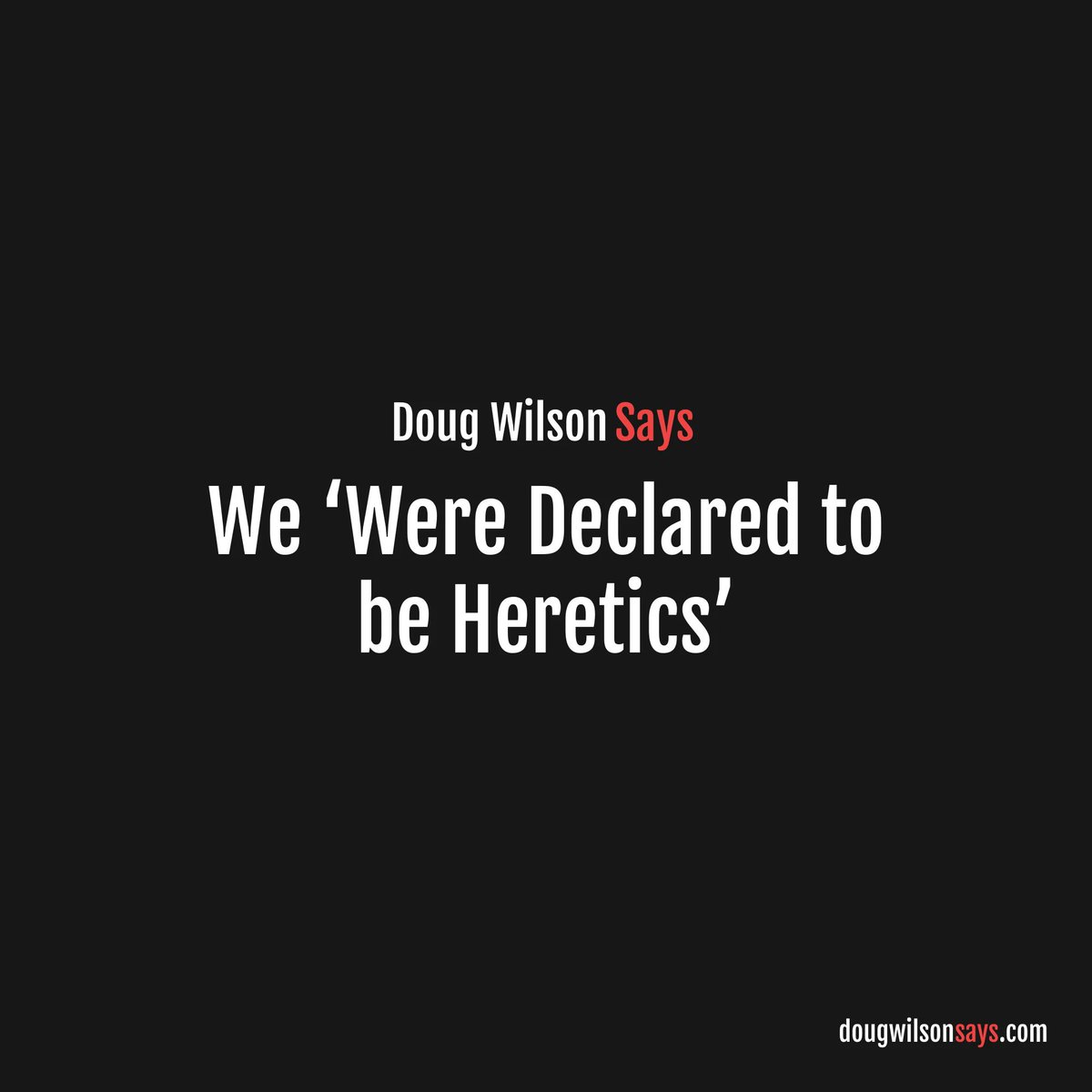 dougwilsonsays's tweet image. Some reasons why Doug Wilson should be marked and avoided. #DougWilson #ChristianNationalism #Gospel