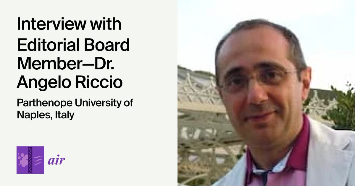 MDPIEnvironment's tweet image. 🎙️ New interview with Dr. Angelo Riccio (@Air_MDPI  Editorial Board)

He shares insights on air quality modelling, ML integration, hybrid approaches, and future research trends 🌍
📖 mdpi.com/journal/air/an…

#AirQuality #MachineLearning #AcademicTwitter