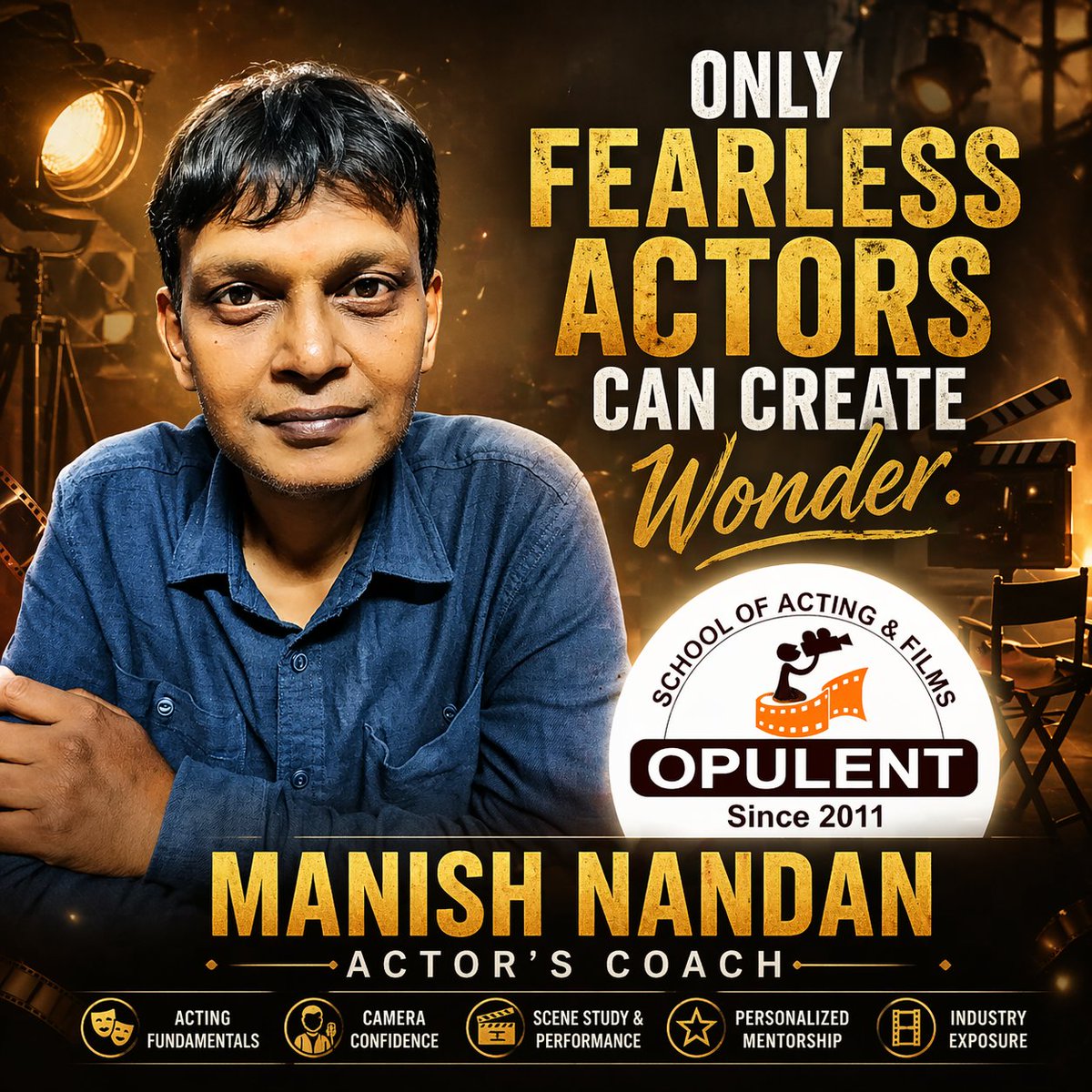 NandanManish's tweet photo. #onlineactingclasses #acting  #opulentfilmactingschool #actingschool https://t.co/SwHOwTDNQK