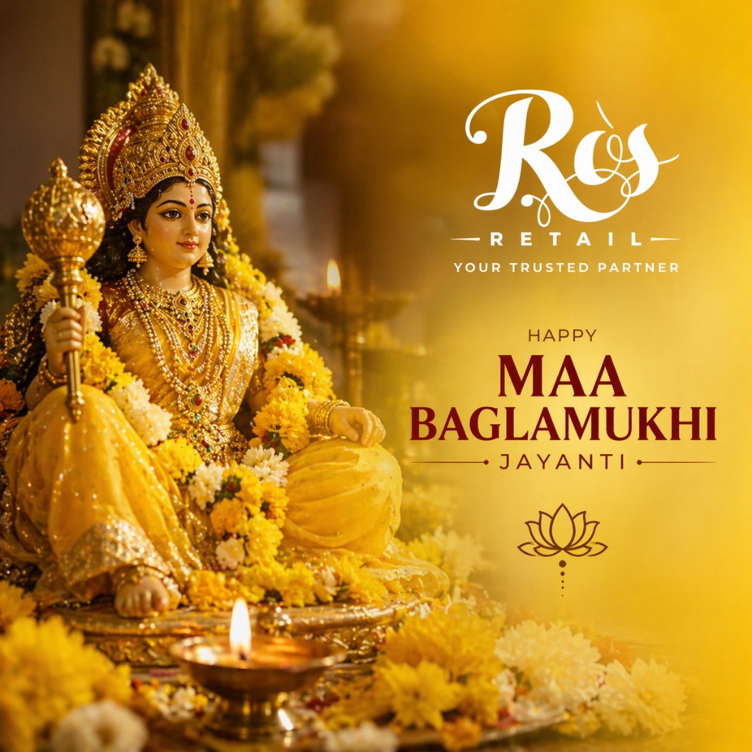 RosLtd24090's tweet image. On the auspicious occasion of MaaBaglamukhiJayanti, may Maa Baglamukhi bless you with strength, courage, peace, and victory in every step of life. 🌼✨

ROS Retail wishes you and your family divine protection and prosperity. 🙏
#RosRetail #DivineBlessings #HinduFestivals