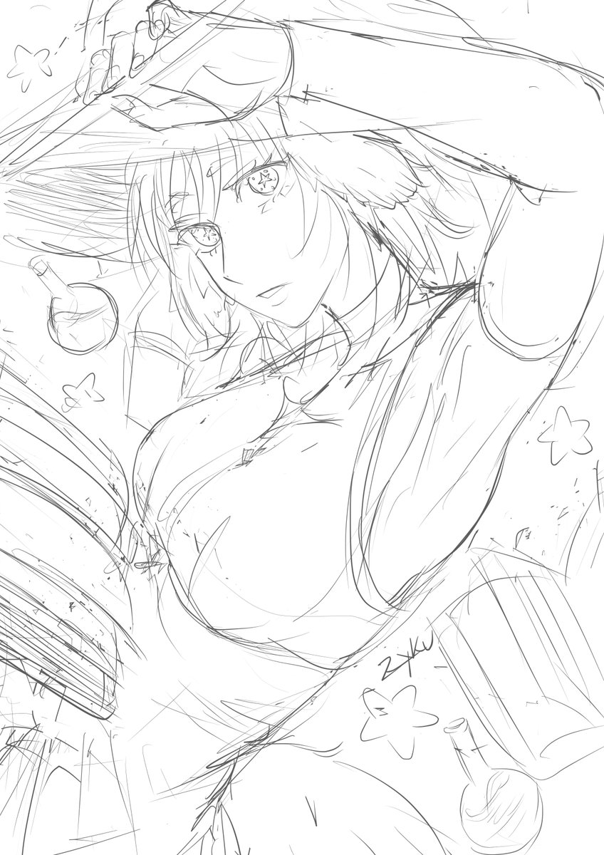 zykuthulhu's tweet photo. Just a messy sketch, but I may ink it in the future.

#WIP #smallartist https://t.co/x4sNyLxcoc