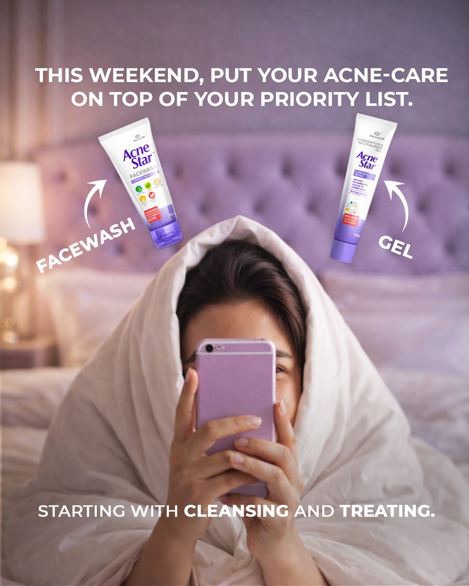 AcnestarGel's tweet image. Not out, just working on a better version of me. Cleansing first, treating smarter with AcneStar. 

Click on the link in bio to get yours.

#acnestar #acnestarskincare #acnecare #antiacne #acnetreatment #clearskinroutine #healthyskindaily #sciencebackedskincare #dailyskincare