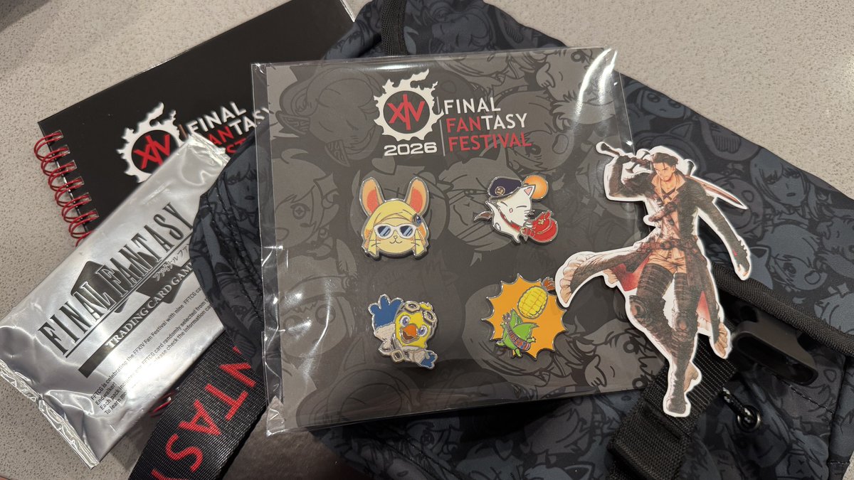 FF14 ファンフェス0日目終了〜！参加者贈呈ギフトのバッグがなかなか