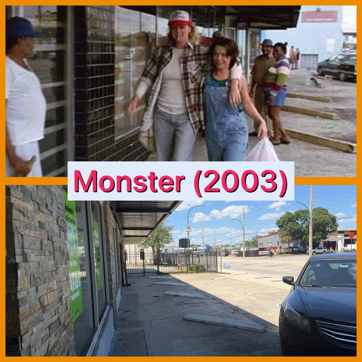 Monster (2003) starring Charlize Theron and Christina Ricci was primarily filmed in Orlando, FL, with many film locations on OBT. This location is one of them. 
#filmlocations