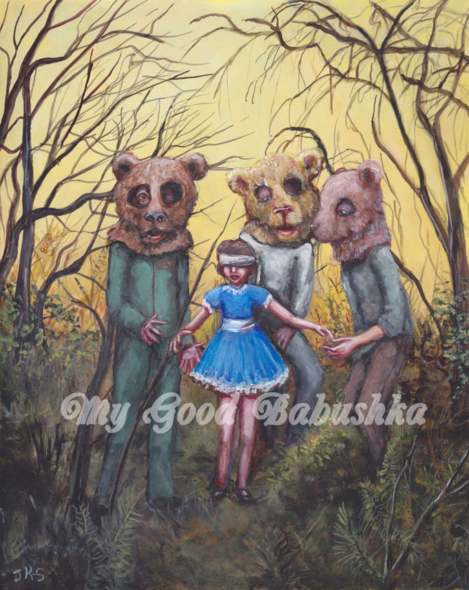 JulieKSchuler's tweet image. Teddy Bears' Picnic
art print

jschulerart.etsy.com/listing/790862…

#painting #artprint #spooky #darkart #costumes #blindfold