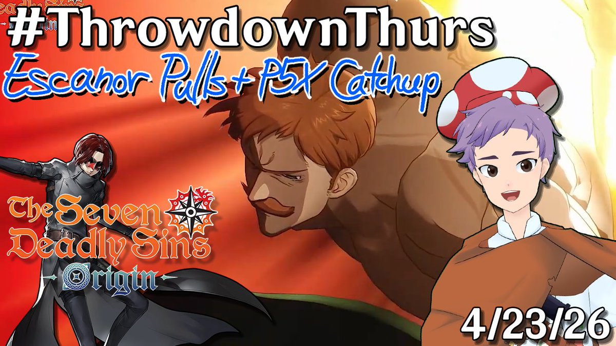 miltenacious's tweet image. #MiltonAir It's an RPG day, to pull for #EScanor in @7DSO_EN, then catchup time on @P5XOfficialWest, ft. @HaelBoxie! Gonn get RIGHT to it 2nite! #indievtuber