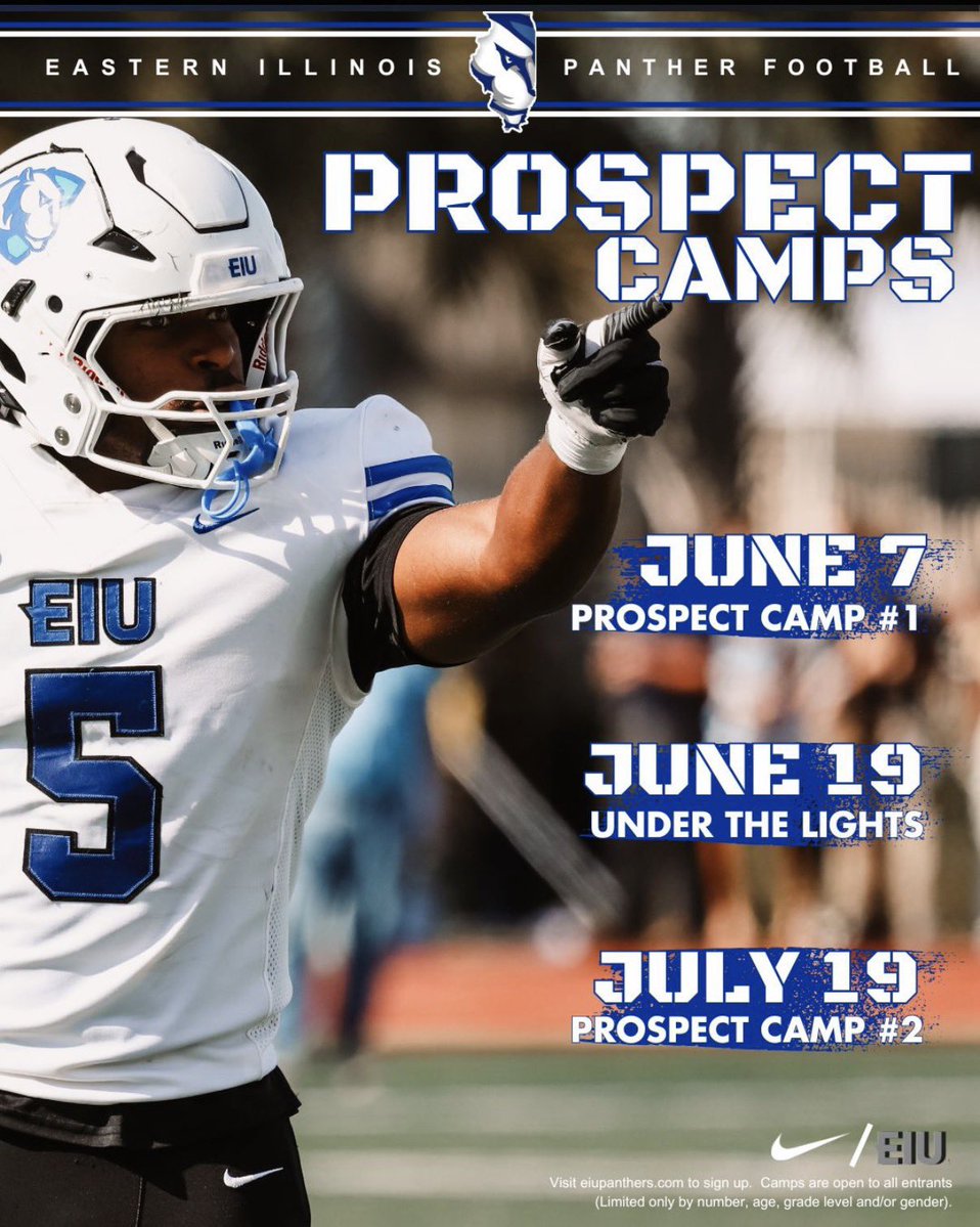 JaxLewis_4's tweet image. Thank you @Coach_Bru50 for the personal invite! Looking forward to getting on campus, showcasing my skills, and learning more about @EIU_FB!  #WeNotMe | #BleedBlue | #TogetherWeWill 

@FB_Coach_Wilk @CoachDerickson @coachtinosmith @CoachStrobel @MKeeler5 @coachTLewis9