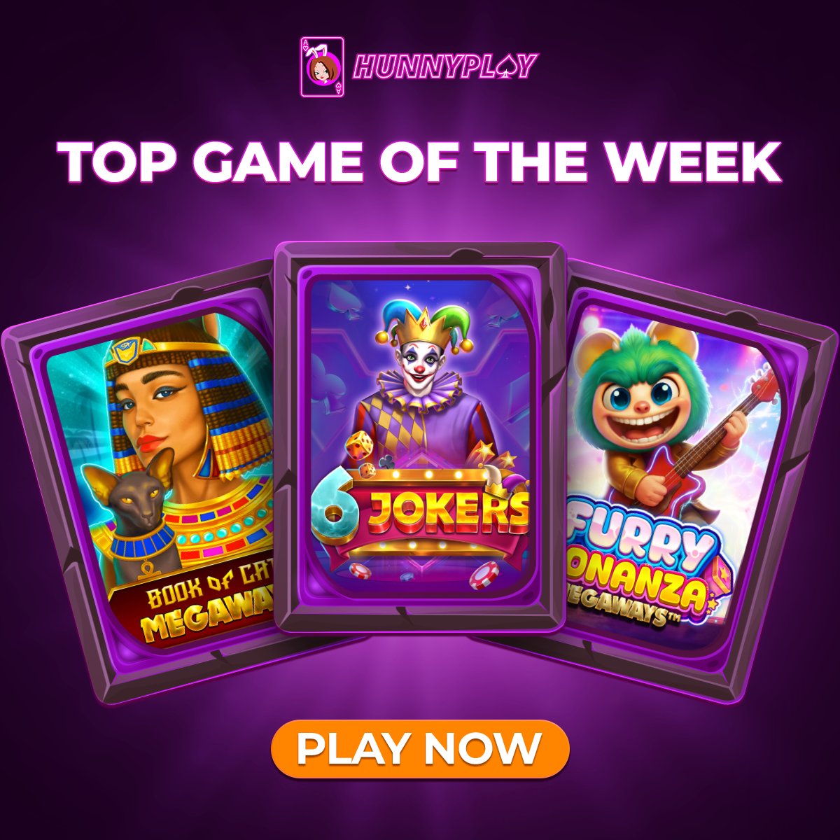 HunnyPlay_'s tweet photo. 🔥Your weekly game recommendations are ready! These Top 3 titles brought big wins and nonstop fun.

🎁Bonus code $XPR
✅Vip 0  : • Value: $5 XPR - x10
➡️: https://t.co/2UN7v0z6gr
✅Vip 1- 18  : • Value: $10 XPR - x20
➡️: https://t.co/scPqtjP127

#Bonusdrop https://t.co/3a19OHIeLF