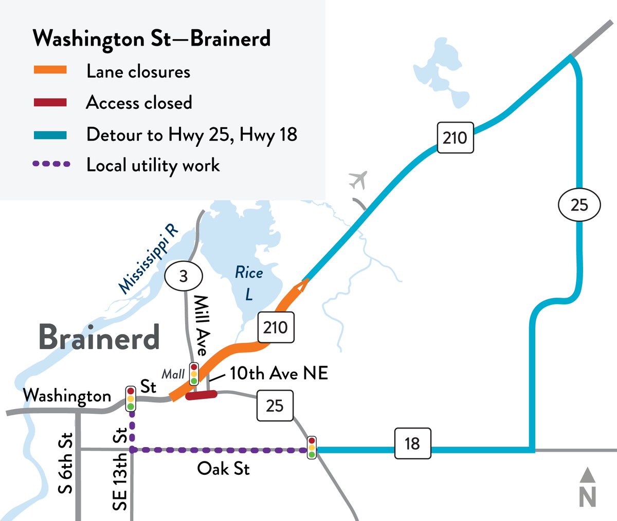 MnDOT District 3 tweet media