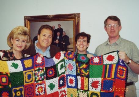 bevqual's tweet photo. Honoring my friend and former boss Alan Osmond by making as many beautiful colored blankets as we can to donate to charity. If you would like to join in and help us make squares to be made into Blankets, you can find more information at. https://t.co/nIDfHZPGFA https://t.co/uLI9lH63yt