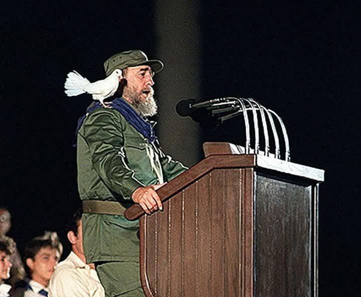 #100AñosConFidel.Fidel  y la paz mundial: una visión de justicia y supervivencia. 
Para Fidel, la paz no era un fin en sí misma, sino la "condición primaria" que permitiría a la humanidad desplegar todos sus recursos y energías para vivir de "forma honorable, decente y decorosa".