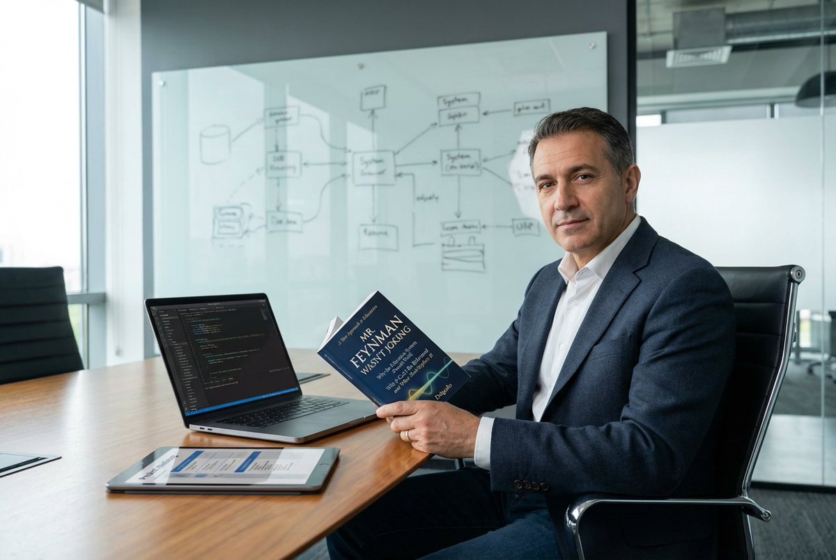 cambrianacademy's tweet image. SHARE WITH YOUR CTO: “When schools prize the appearance of learning, AI makes fake competence cheap. That shows up later as a broken employee pipeline.”
From "Mr. Feynman Wasn't Joking" – free audio [CambrianLearning.com]
#AI #futureofwork #talent #education