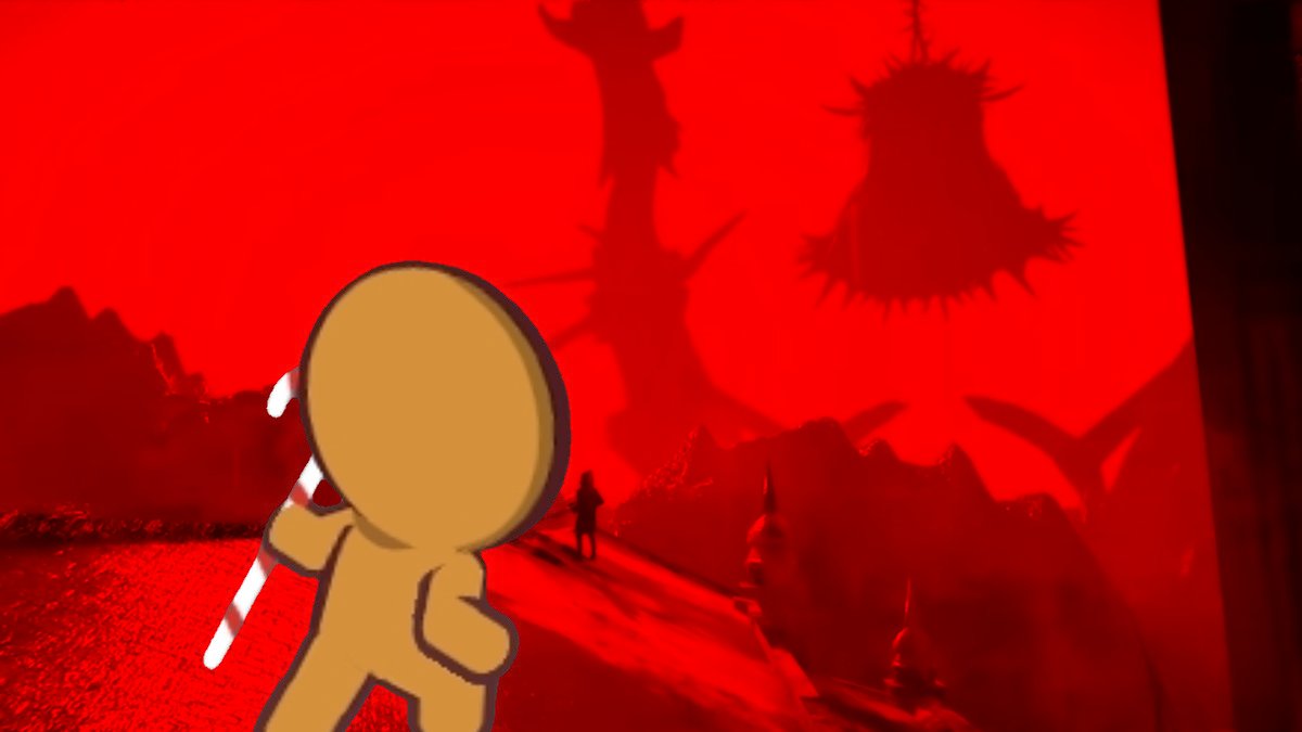 Gingerbrave, você escuta um sino tocar na distância. É hora da guerra de intenções.

O céu fica vermelho. E assim, a coroa de espinhos demanda uma resolução.