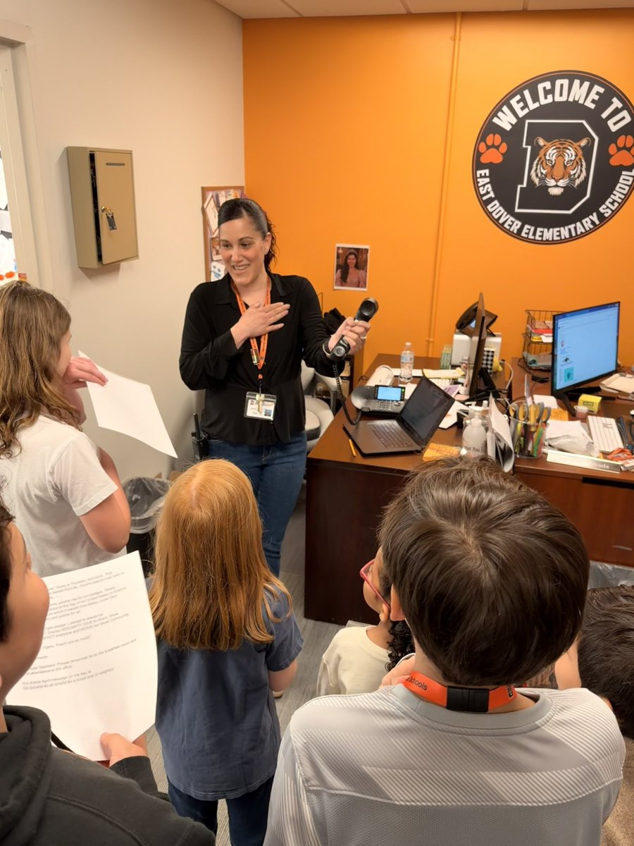 Principal_Stein's tweet photo. What a wonderful day, my very own were able to partake in our Take Your Child to Work Day activities! The team did a fabulous job organizing the days events and hosting our extended family! Can’t wait until next year ❤️ https://t.co/HUICVhkfps