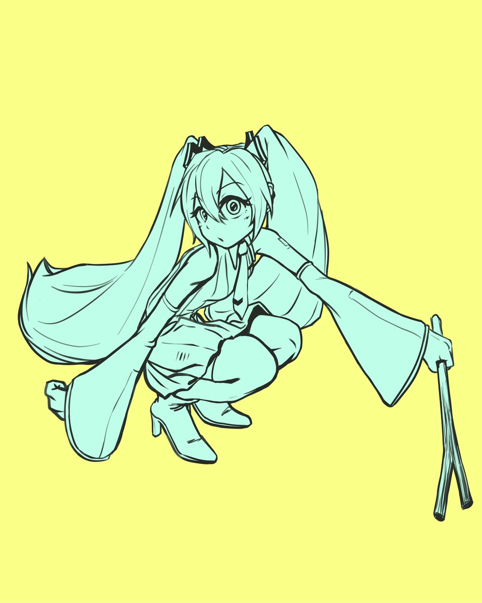 delacrow2718's tweet photo. 初音ミクV6 https://t.co/KRhSTWYyKW
