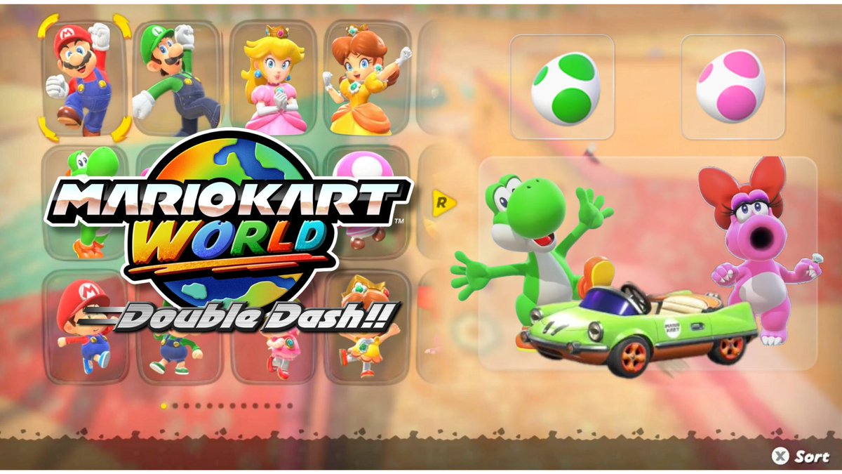 Gabochili_a's tweet image. What if?
Mario kart world Double Dash
youtu.be/fwDBN1aZ0yE?si…

#mariokart #nintendo #concept