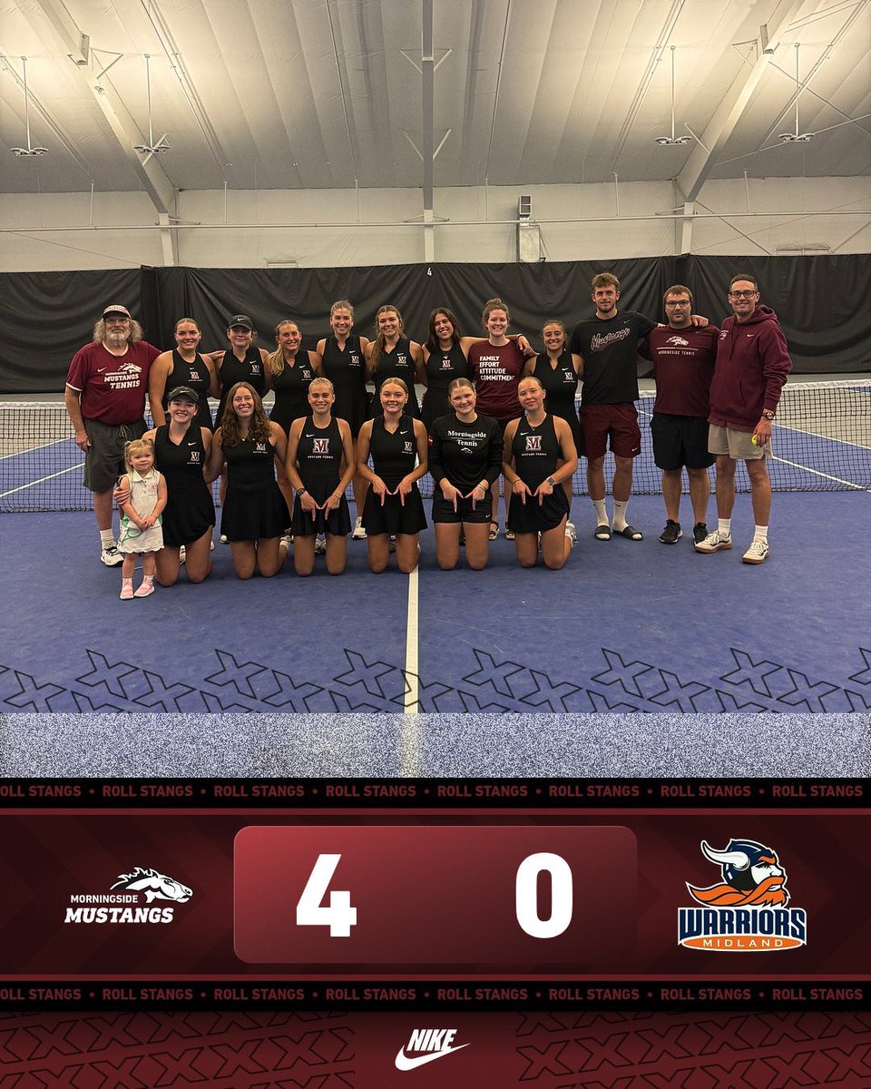 MsideUTennis's tweet image. To the championship. 🫡

The women take down Midland 4-0 in the semis to earn a spot in the title match. The GPAC final takes place on Saturday at 1:30 PM in Omaha at Genesis Westroads. 

#FindAWay #HandleHard #Together #Krispy #StangBang