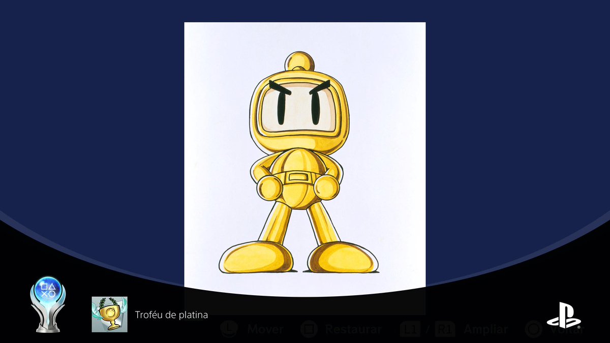 PSN_SABBATH1979's tweet photo. #357 - SUPER BOMBERMAN COLLECTION

🏆 
Troféus totais - 20
Bronze - 4
Prata - 7
Ouro - 8
Platina - 1

Dificuldade - 07/10 - PESSOAL

OBS: Essa dificuldade é pelo Boss Rush.
Mesmo conhecendo os jogos, ainda tive dificuldade no 5º, que joguei muito pouco.

Tempo - 47 Horas - PSN https://t.co/Yz4jXCXp7V