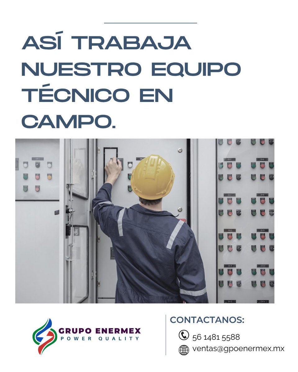 IMEFMEX's tweet photo. 👷‍♂️ Así trabaja nuestro equipo técnico en campo.

Experiencia + tecnología = resultados.

📞 56 1481 5588 https://t.co/mzqgpe2UbH