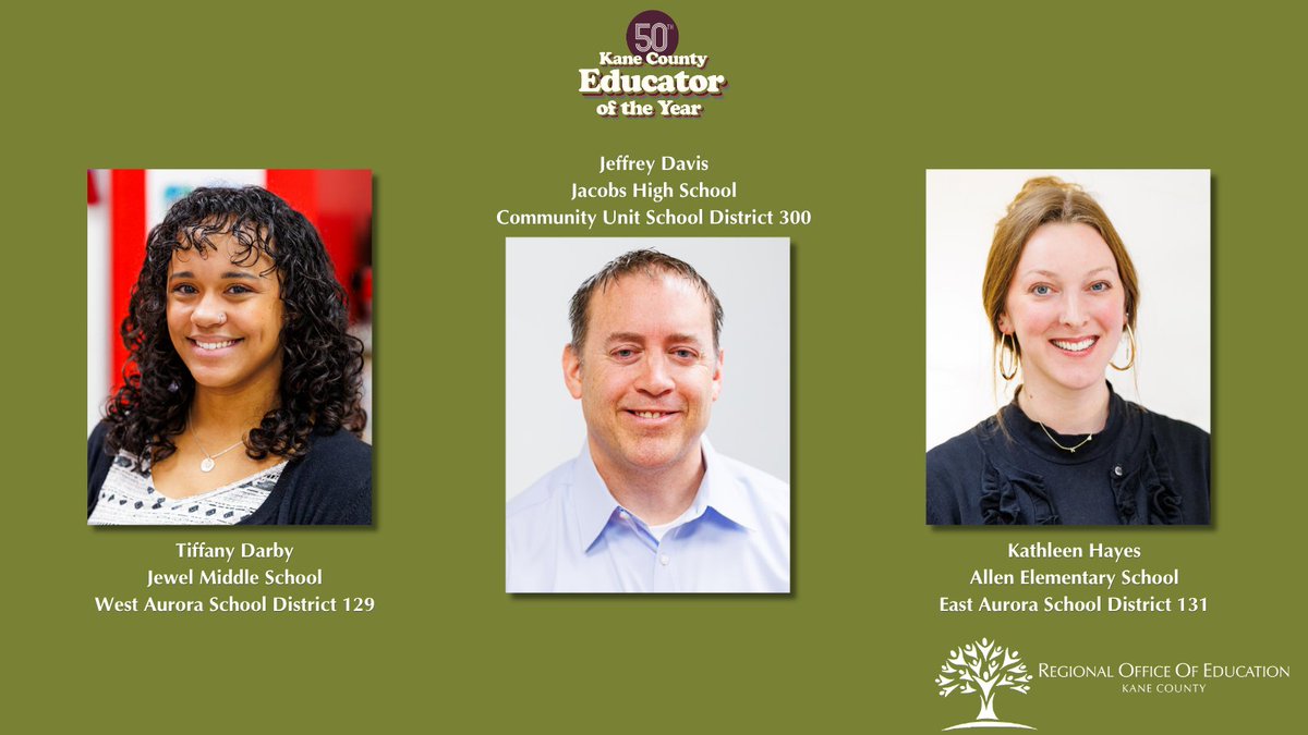 KaneCountyROE's tweet photo. Meet the nine nominees for our eighth and final category for the Kane County Educator of the Year Awards: Student Support Personnel!
#EOTY50 #EducatorSpotlight https://t.co/GHdWivu1UZ