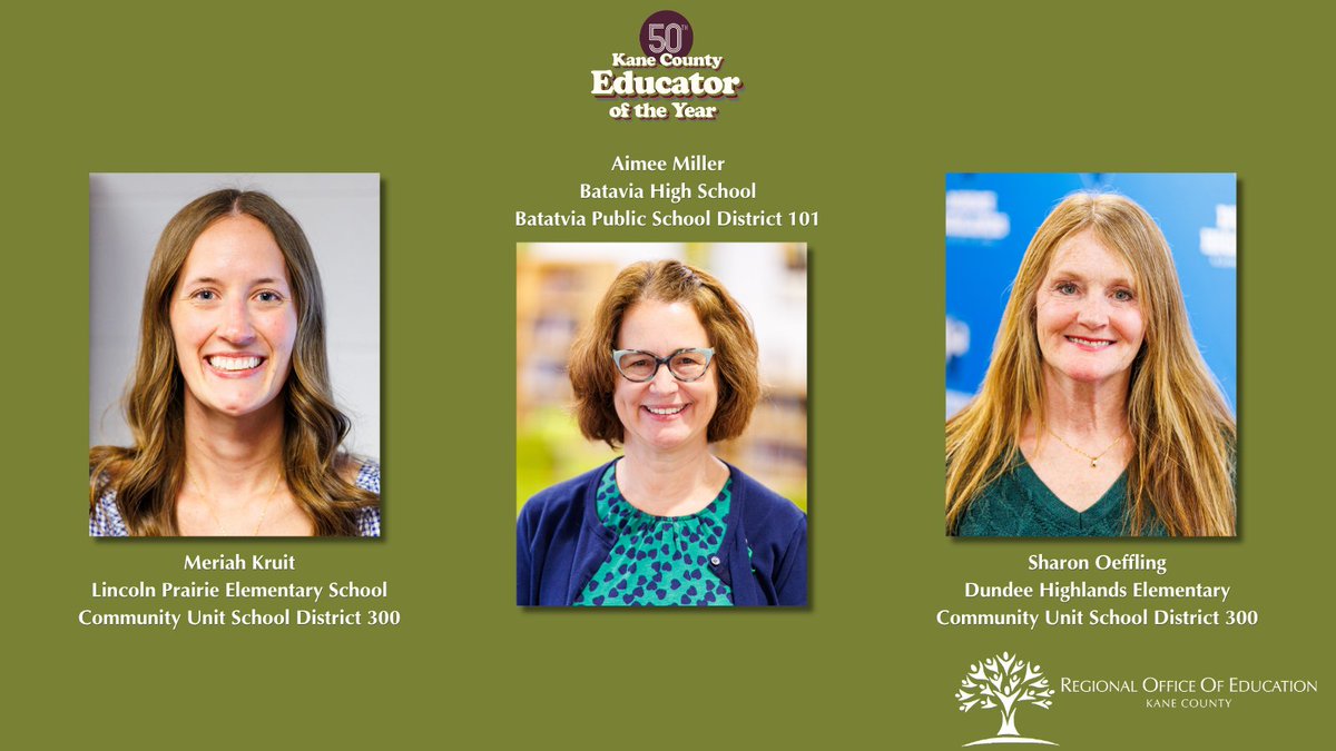 KaneCountyROE's tweet photo. Meet the nine nominees for our eighth and final category for the Kane County Educator of the Year Awards: Student Support Personnel!
#EOTY50 #EducatorSpotlight https://t.co/GHdWivu1UZ