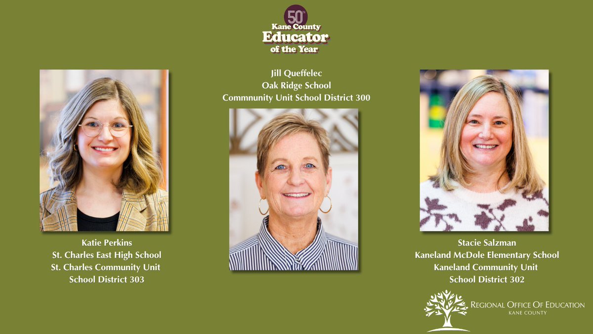 KaneCountyROE's tweet photo. Meet the nine nominees for our eighth and final category for the Kane County Educator of the Year Awards: Student Support Personnel!
#EOTY50 #EducatorSpotlight https://t.co/GHdWivu1UZ