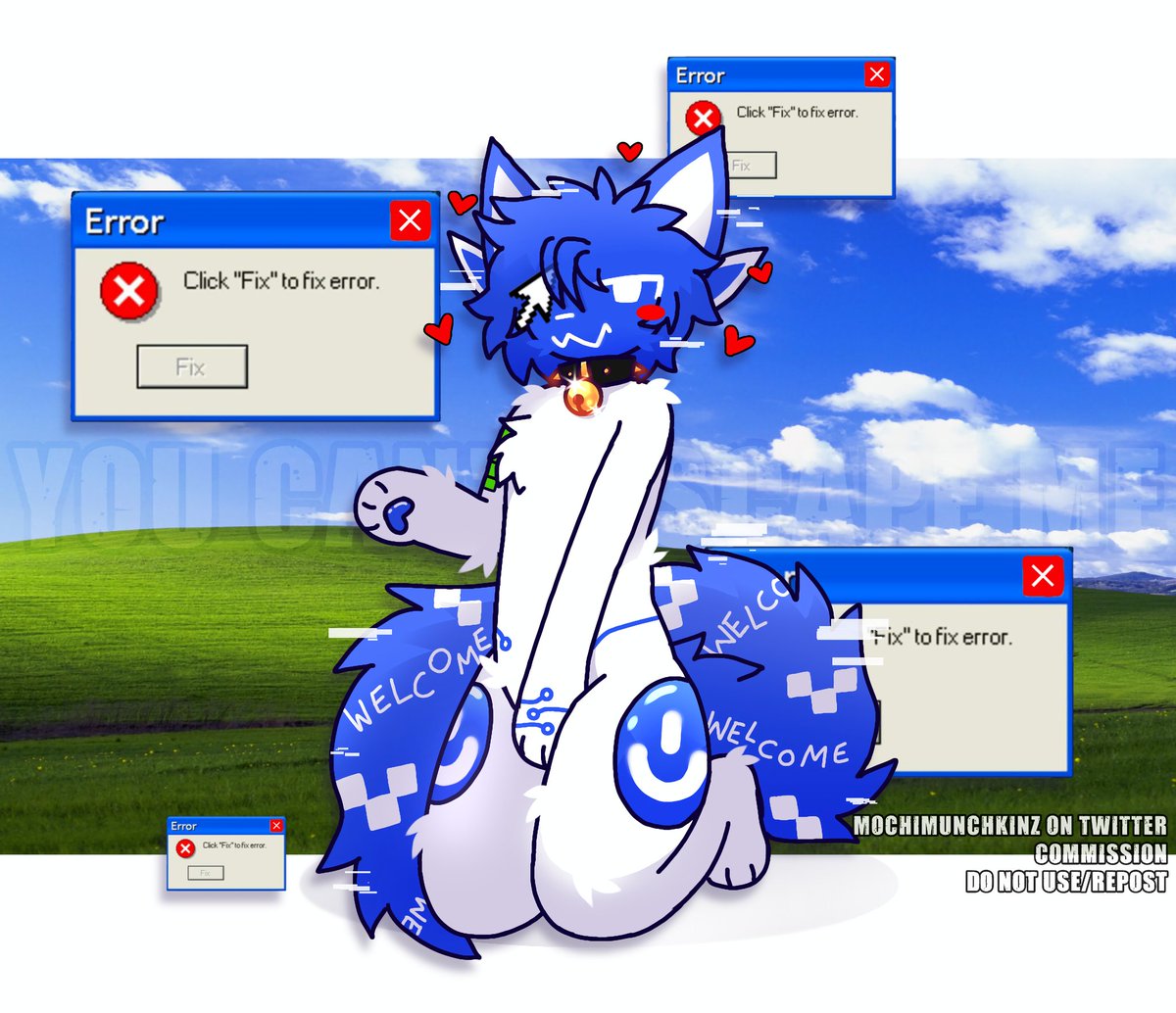 MochiMunchkinz's tweet photo. The only virus I'll allow on my laptop tbh 💙 https://t.co/S1h4HJqIqY