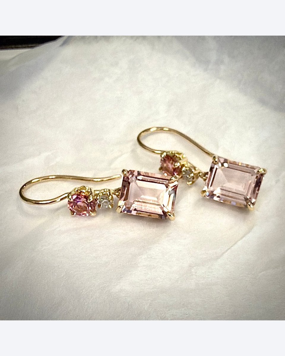 BrianGavin's tweet image. Swipe to see the full story, the glamour shot, the clean product view, and the bench work that makes it all possible.

#MyBGD #GemstoneEarrings #JewelryCraftsmanship