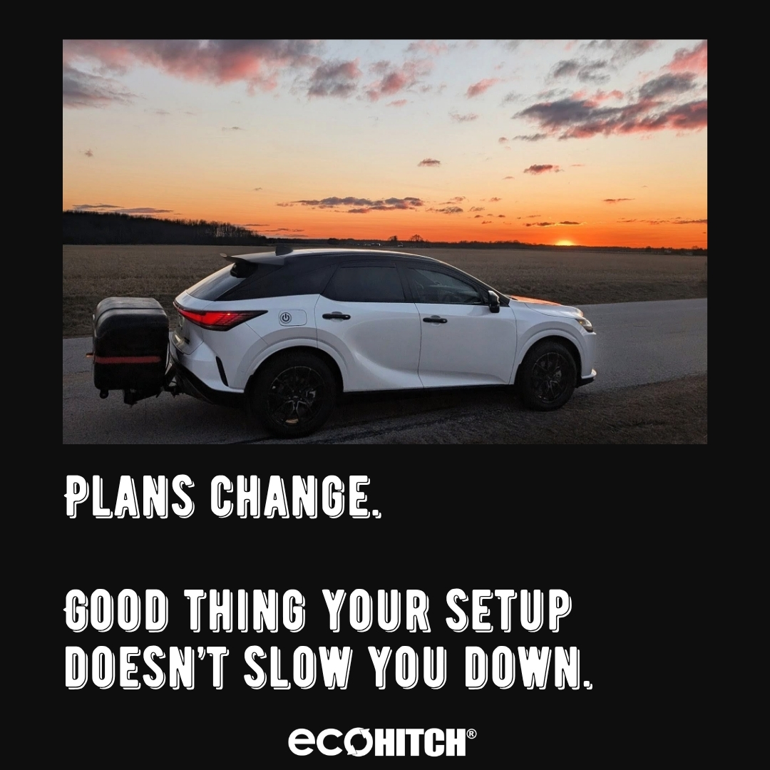 EcoHitch's tweet image. Plans change.

You don’t have to.

PC: Richard G.

#EcoHitch #2InchReceiver #AdventureReady #ExploreMore