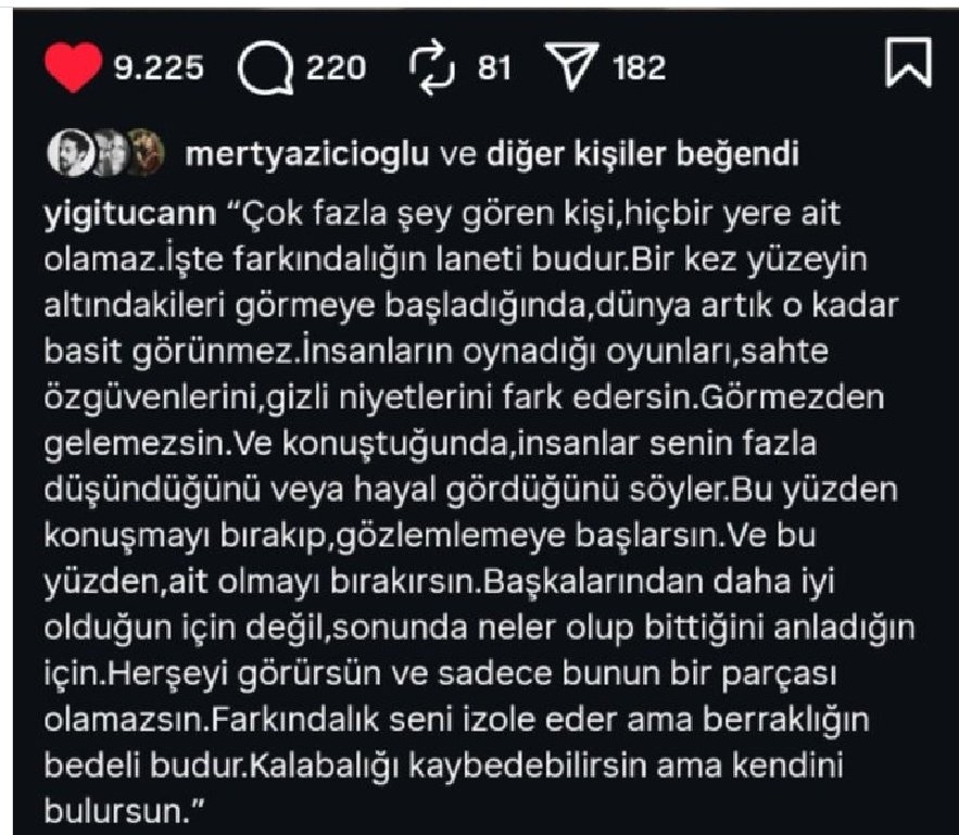 GulumP1's tweet photo. Artık her şey apaçık ortada: Bir kişinin parlaması için insanlar haksızlığa uğruyor. Perde arkasında bir şeyler dönüyor ve herkes bunu biliyor. Ba��kalarının çabaları, tek bir kişinin iyiliği için nasıl göz ardı edilebilir? 
#KuruluşOrhan https://t.co/xzEs3slFtr